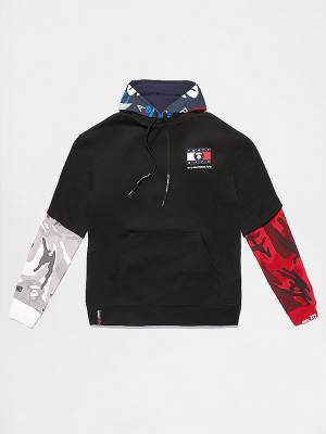 Tommy Hilfiger Tommy X AAPE Full Face Hoodie Heren Zwart | TH091SZK