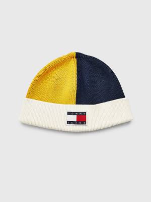 Tommy Hilfiger Travel Kort Katoenen Beanie Hoeden Heren Blauw | TH674PXE