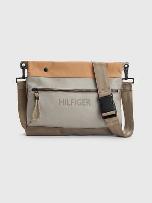 Tommy Hilfiger Utility Small Messenger Tassen Heren Khaki | TH321KIM