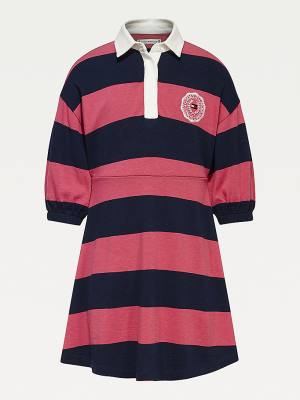 Tommy Hilfiger Varsity Rugby Polo Jurken Meisjes Blauw | TH782LHX