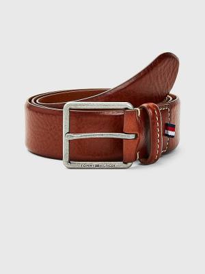 Tommy Hilfiger Vrijetijds Leren Essential Riemen Heren Bruin | TH195FIV