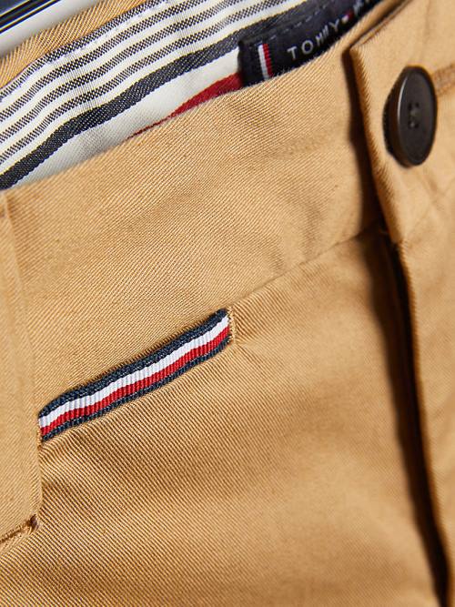 Tommy Hilfiger 1985 Essential Chino Shorts Broek Jongens Khaki | TH230MOX