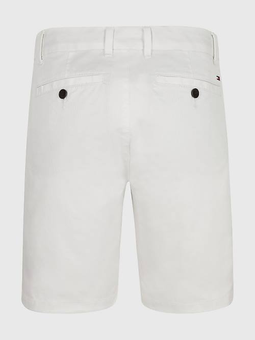 Tommy Hilfiger 1985 Essential Chino Shorts Broek Jongens Wit | TH682TIP