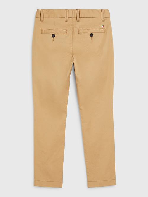 Tommy Hilfiger 1985 Essential Chinos Broek Jongens Khaki | TH431UNX