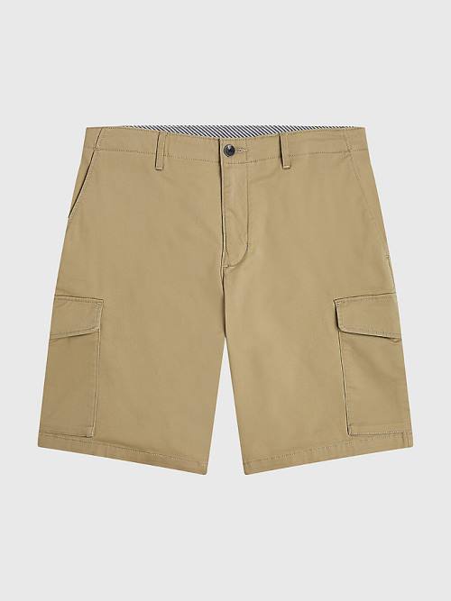 Tommy Hilfiger 1985 Essential Harlem Relaxed Cargo Korte Broek Heren Bruin | TH340BCE