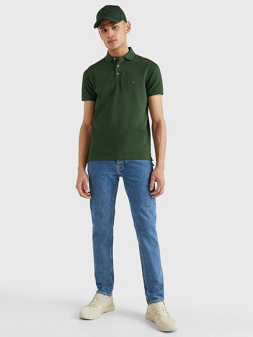 Tommy Hilfiger 1985 Essential Slim Fit Poloshirt Heren Groen | TH346WPA