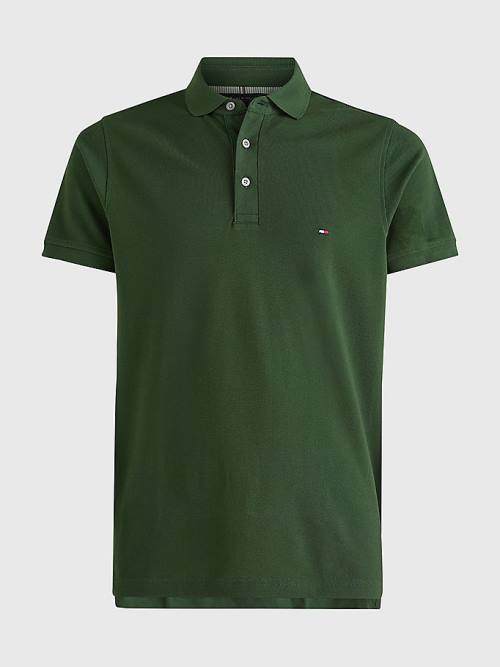 Tommy Hilfiger 1985 Essential Slim Fit Poloshirt Heren Groen | TH346WPA