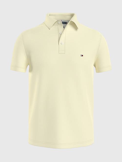 Tommy Hilfiger 1985 Essential Slim Fit Poloshirt Heren Geel | TH915XDP