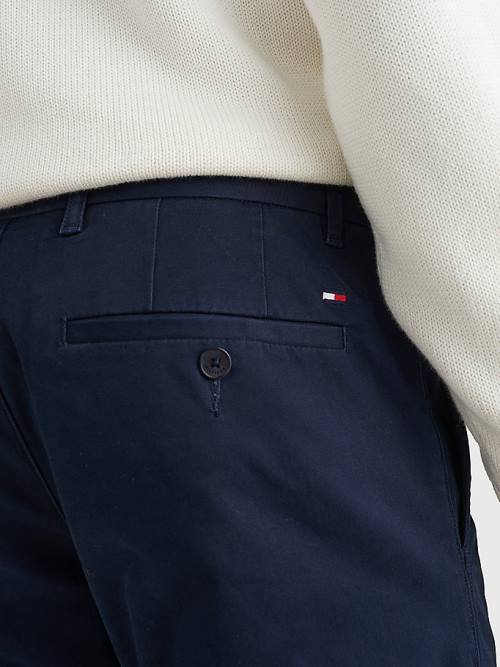 Tommy Hilfiger 1985 Essential Straight Chinos Broek Heren Blauw | TH071FEW