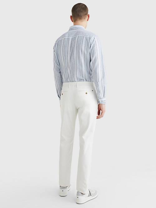 Tommy Hilfiger 1985 Essential Straight Chinos Broek Heren Wit | TH175QRV