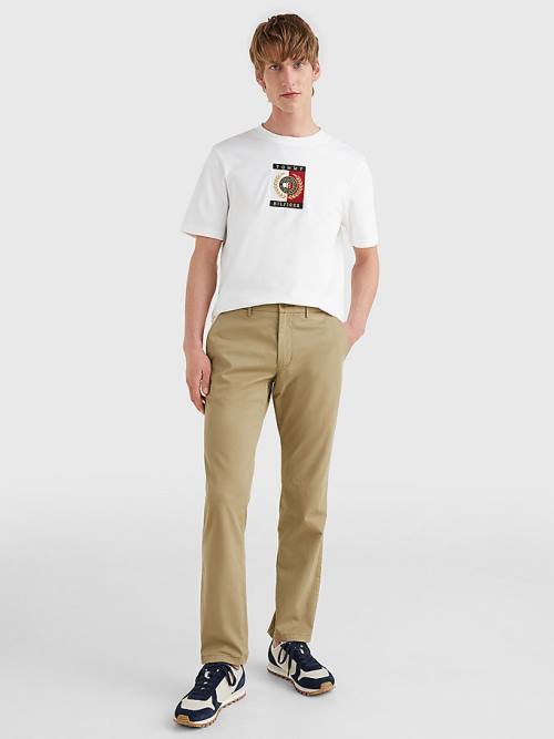 Tommy Hilfiger 1985 Essential Straight Chinos Broek Heren Bruin | TH450OHF