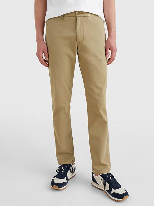 Tommy Hilfiger 1985 Essential Straight Chinos Broek Heren Bruin | TH450OHF