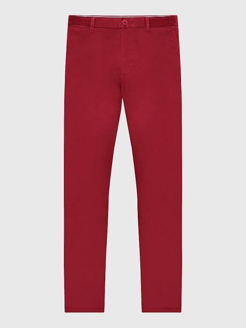 Tommy Hilfiger 1985 Essential Straight Chinos Broek Heren Rood | TH587GUI