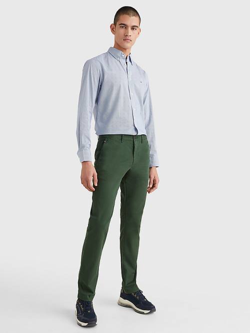 Tommy Hilfiger 1985 Essential Straight Chinos Broek Heren Groen | TH968DKA