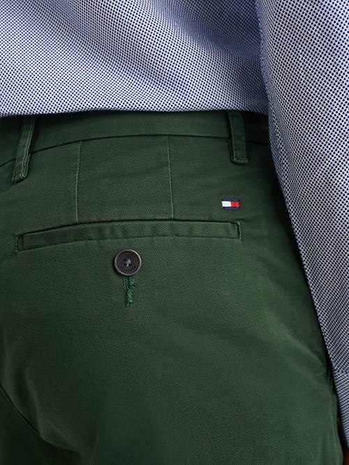 Tommy Hilfiger 1985 Essential Straight Chinos Broek Heren Groen | TH968DKA