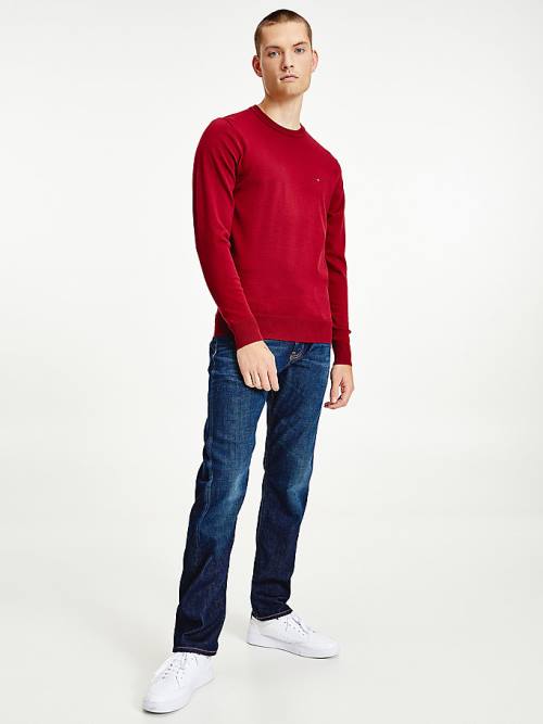 Tommy Hilfiger 1985 Essential TH Flex Sweatshirt Truien Heren Rood | TH540KTG