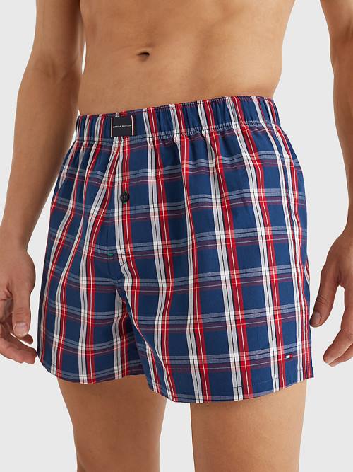 Tommy Hilfiger 2-Pack Logo Patch Boxer Shorts Ondergoed Heren Bruin | TH817LIY