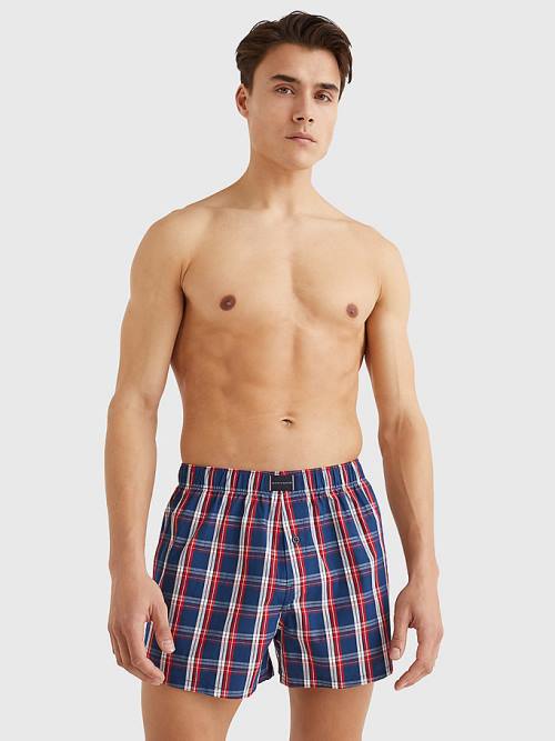 Tommy Hilfiger 2-Pack Logo Patch Boxer Shorts Ondergoed Heren Bruin | TH817LIY