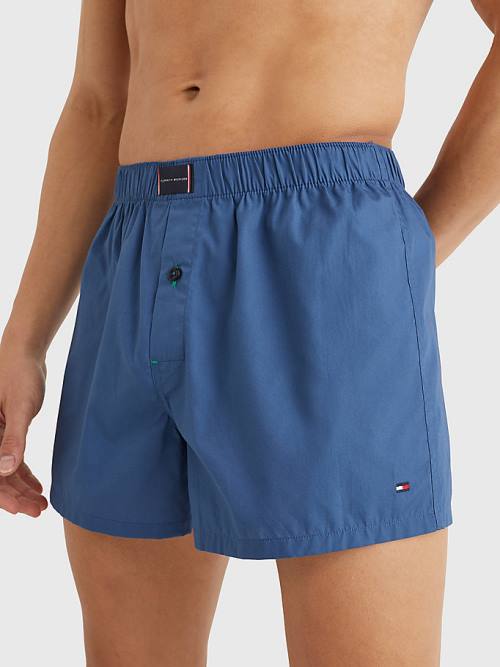 Tommy Hilfiger 2-Pack Logo Patch Boxer Shorts Ondergoed Heren Bruin | TH817LIY