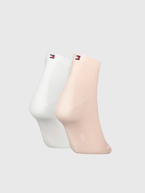 Tommy Hilfiger 2-Pack Vrijetijds Kort Sokken Dames Roze | TH180KUD