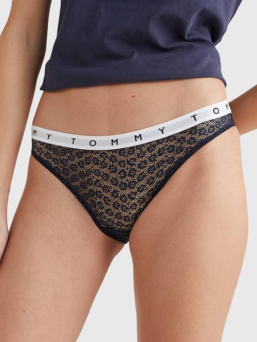 Tommy Hilfiger 3-Pack Kanten Logo Waistband Briefs Ondergoed Dames Multi | TH813NQK