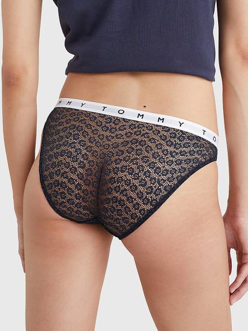 Tommy Hilfiger 3-Pack Kanten Logo Waistband Briefs Ondergoed Dames Multi | TH813NQK