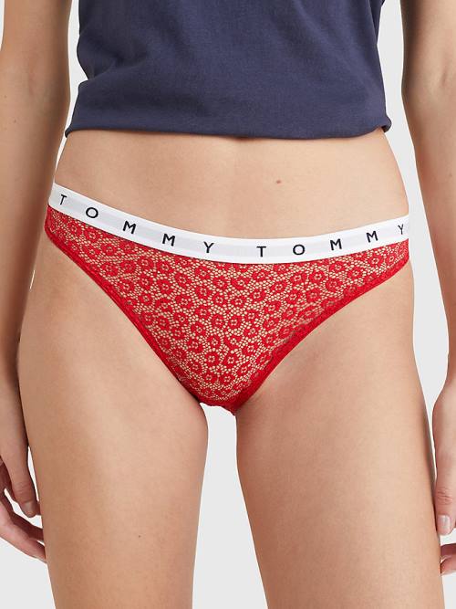 Tommy Hilfiger 3-Pack Kanten Logo Waistband Briefs Ondergoed Dames Multi | TH813NQK