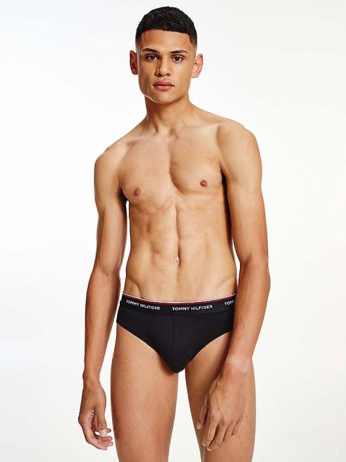 Tommy Hilfiger 3-Pack Katoenen Briefs Ondergoed Heren Grijs | TH286LOC