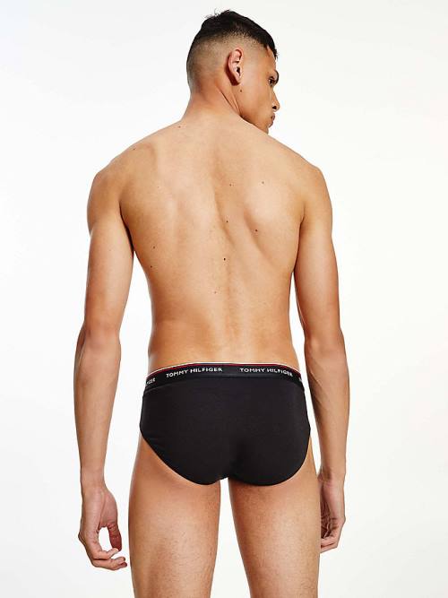 Tommy Hilfiger 3-Pack Katoenen Briefs Ondergoed Heren Grijs | TH286LOC