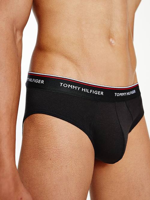 Tommy Hilfiger 3-Pack Katoenen Briefs Ondergoed Heren Grijs | TH286LOC