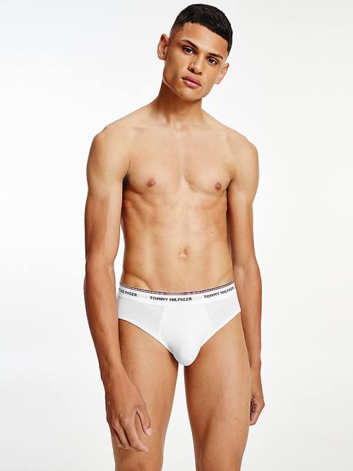 Tommy Hilfiger 3-Pack Katoenen Briefs Ondergoed Heren Grijs | TH286LOC