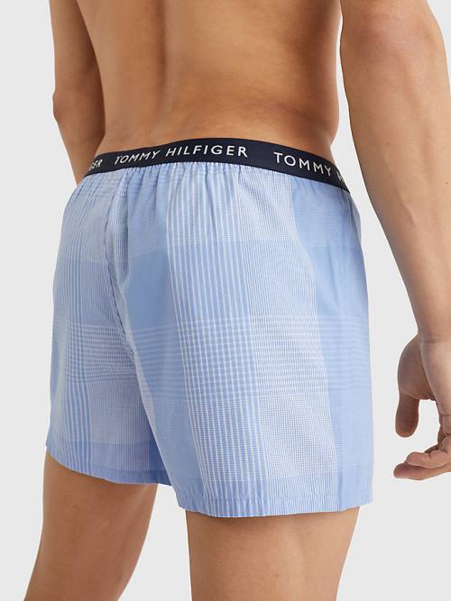 Tommy Hilfiger 3-Pack Logo Waistband Button Fly Boxers Ondergoed Heren Groen | TH350NKO