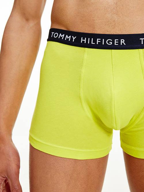 Tommy Hilfiger 3-Pack Logo Waistband Trunks Ondergoed Heren Bruin | TH190DWO