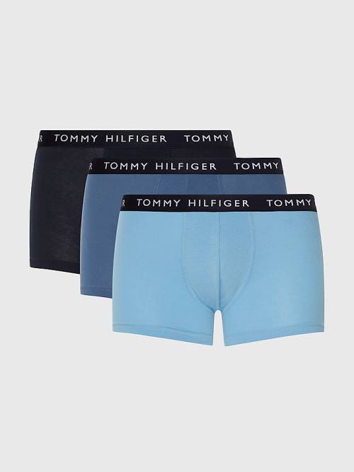 Tommy Hilfiger 3-Pack Logo Waistband Trunks Ondergoed Heren Geel | TH270OJM