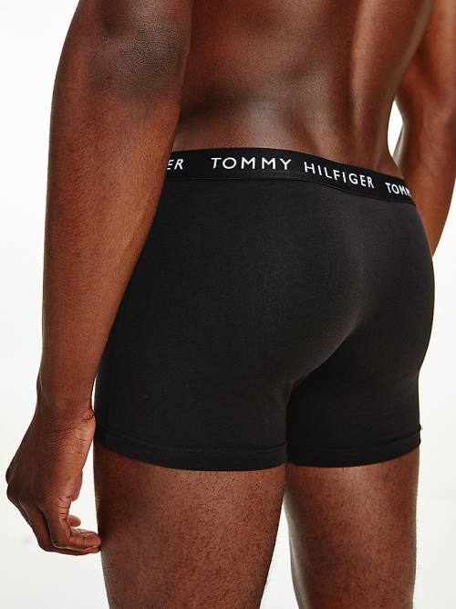 Tommy Hilfiger 3-Pack Logo Waistband Trunks Ondergoed Heren Oranje | TH387YGR