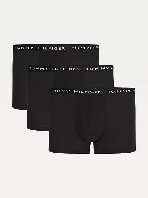 Tommy Hilfiger 3-Pack Logo Waistband Trunks Ondergoed Heren Oranje | TH387YGR