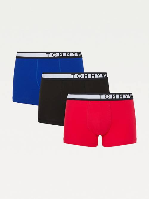 Tommy Hilfiger 3-Pack Logo Waistband Trunks Ondergoed Heren Beige | TH582YDH