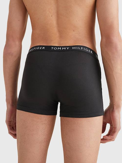 Tommy Hilfiger 3-Pack Logo Waistband Trunks Ondergoed Heren Geel | TH632HJS