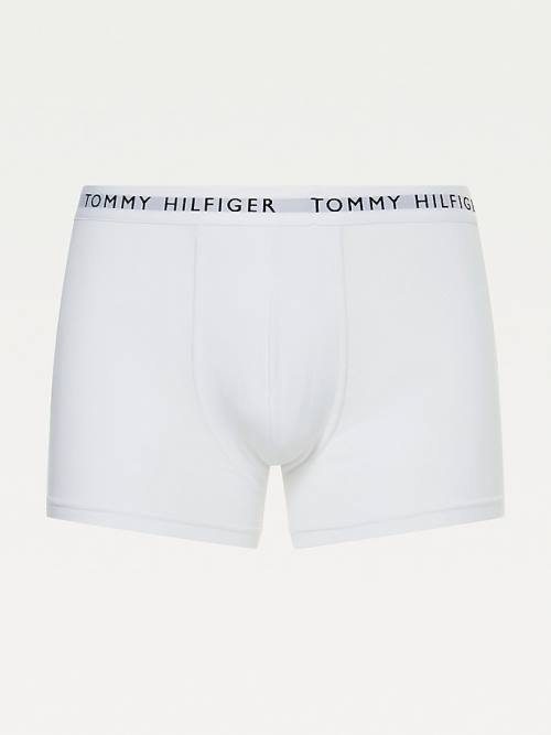 Tommy Hilfiger 3-Pack Logo Waistband Trunks Ondergoed Heren Roze | TH724GIV