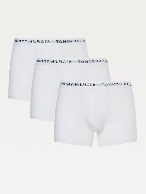 Tommy Hilfiger 3-Pack Logo Waistband Trunks Ondergoed Heren Roze | TH724GIV