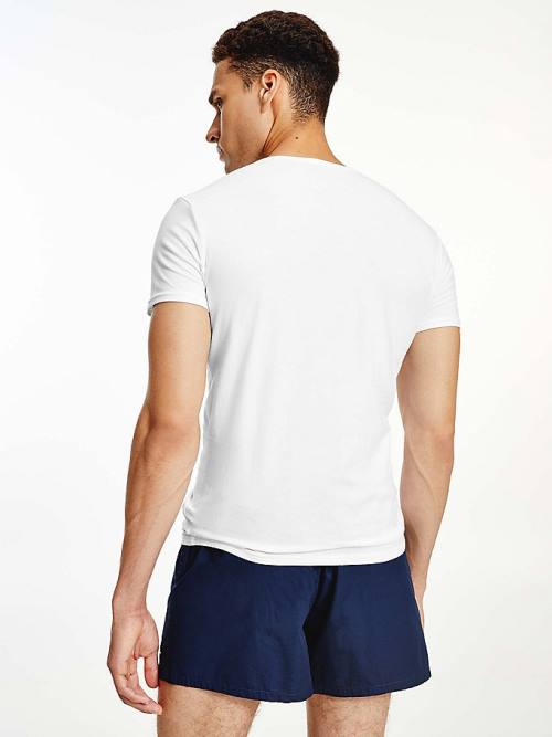 Tommy Hilfiger 3-Pack Premium Essential Crew Neck Pyjamas Heren Wit | TH879PFQ