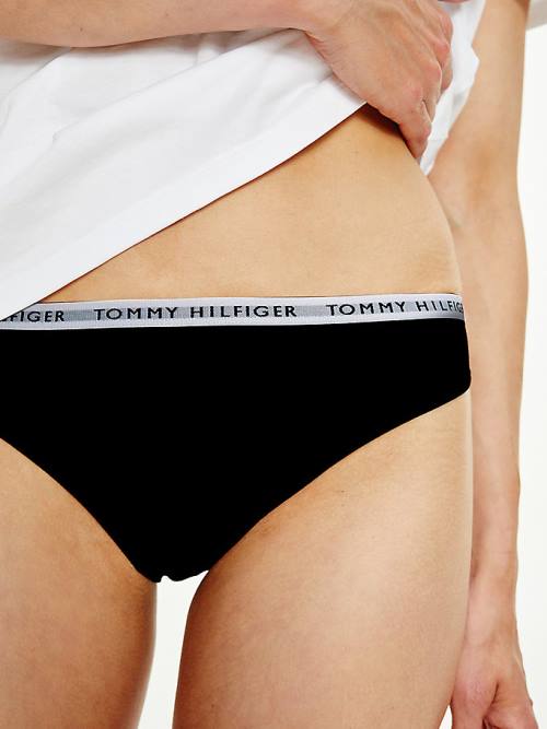 Tommy Hilfiger 3-Pack Recycled Katoenen Briefs Ondergoed Dames Bruin | TH713UPS