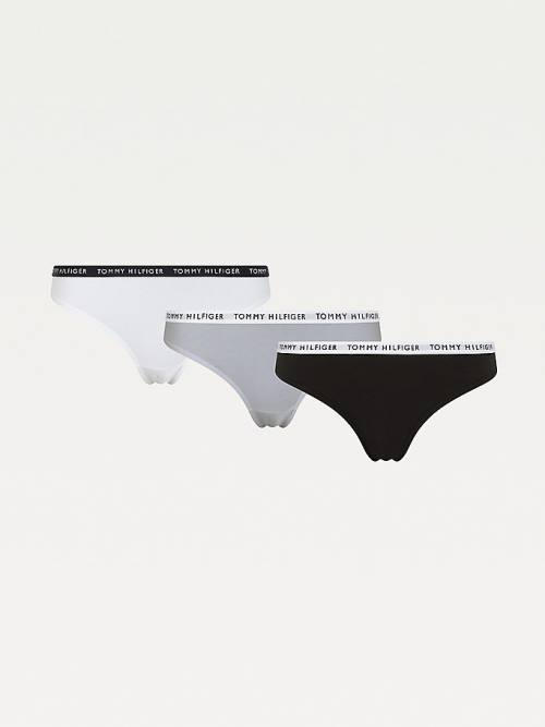 Tommy Hilfiger 3-Pack Recycled Katoenen Briefs Ondergoed Dames Bruin | TH713UPS