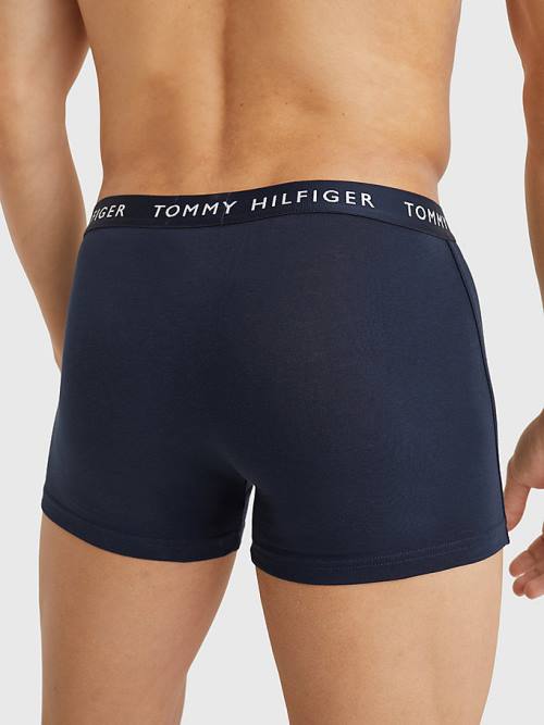 Tommy Hilfiger 3-Pack Repeat Logo Trunks Ondergoed Heren Paars | TH140LTA