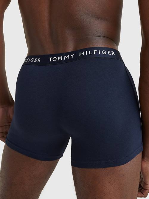 Tommy Hilfiger 3-Pack Repeat Logo Trunks Ondergoed Heren Oranje | TH591LAY