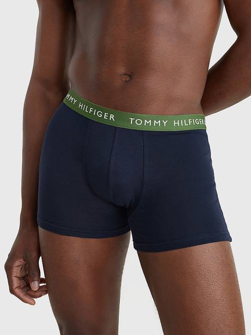 Tommy Hilfiger 3-Pack Repeat Logo Trunks Ondergoed Heren Oranje | TH591LAY