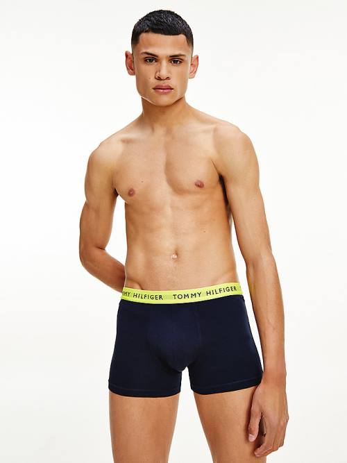 Tommy Hilfiger 3-Pack Repeat Logo Trunks Ondergoed Heren Bruin | TH721YIB