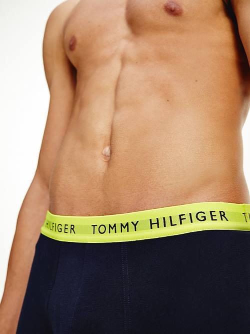 Tommy Hilfiger 3-Pack Repeat Logo Trunks Ondergoed Heren Bruin | TH721YIB