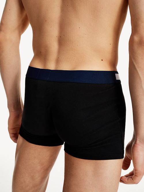 Tommy Hilfiger 3-Pack Statement Waistband Trunks Ondergoed Heren Zwart | TH015VUS