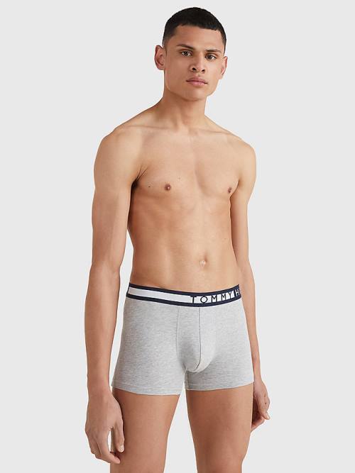 Tommy Hilfiger 3-Pack Statement Waistband Trunks Ondergoed Heren Zwart | TH104DSL